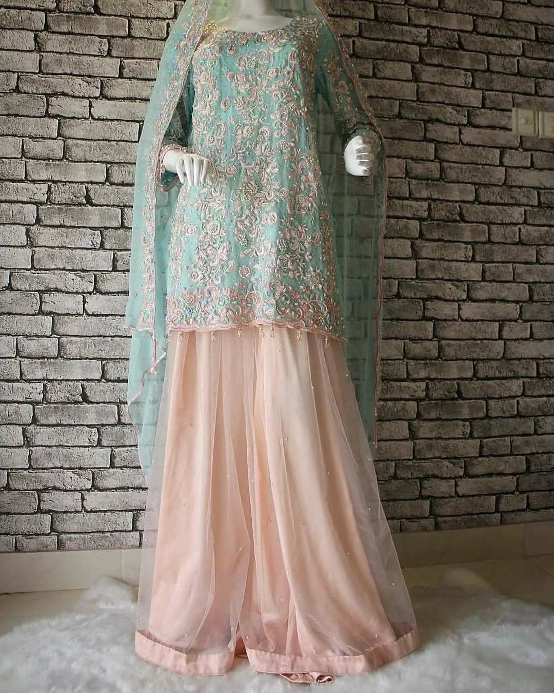 Wedding party gharara set Model # P 206