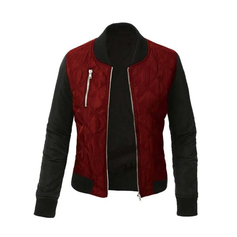 women basic coats Casual Long Sleeve women jacket coat thicken basic jackets outwear bomber jackets