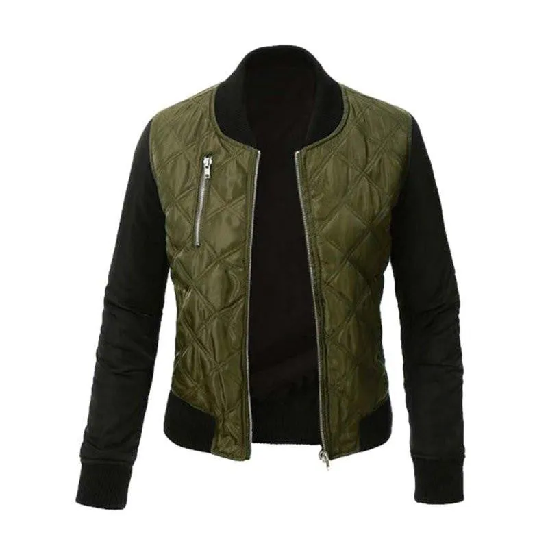 women basic coats Casual Long Sleeve women jacket coat thicken basic jackets outwear bomber jackets