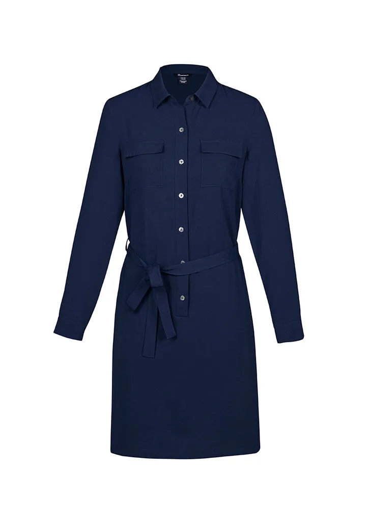 WOMENS CHLOE GEORGETTE SHIRT DRESS RD069L