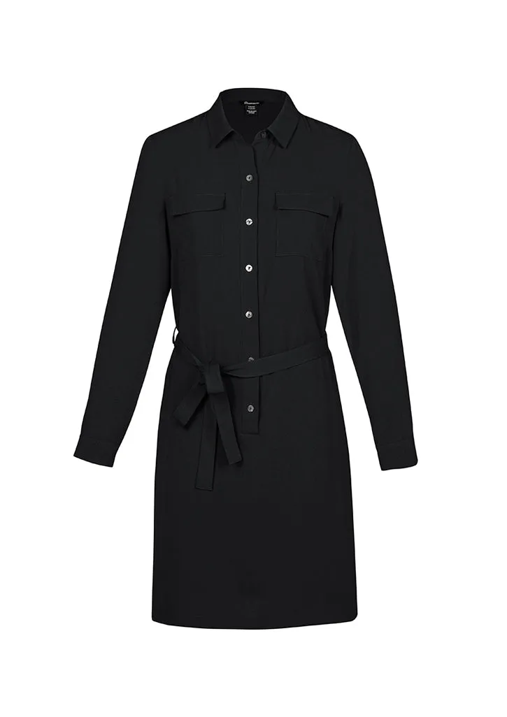WOMENS CHLOE GEORGETTE SHIRT DRESS RD069L