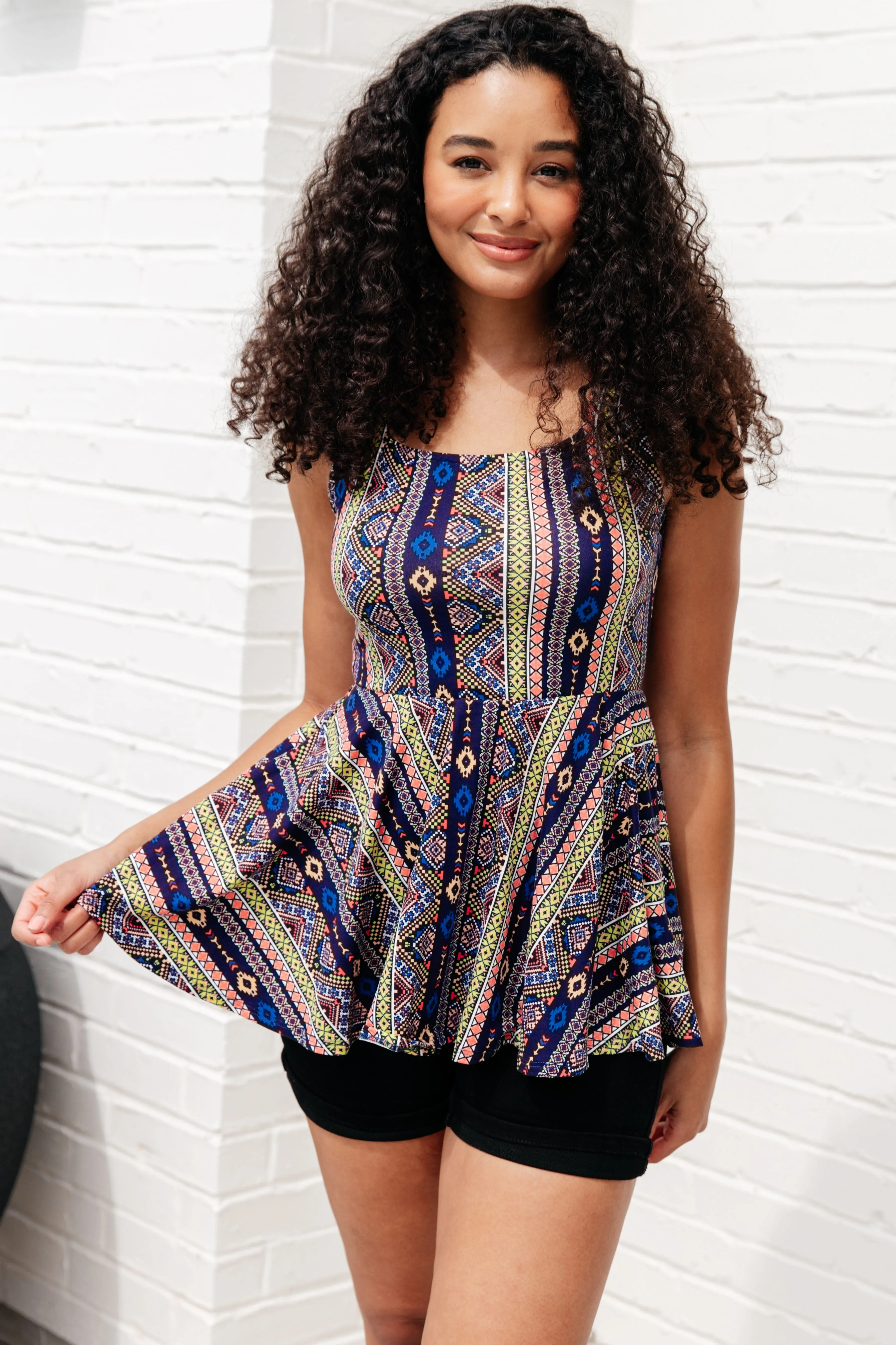 Women's Cool Connections Peplum Tank Top