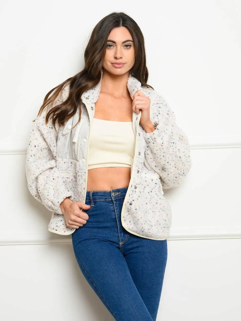 WOMEN'S LONG SLEEVE ZIP UP HOODIE JACKET