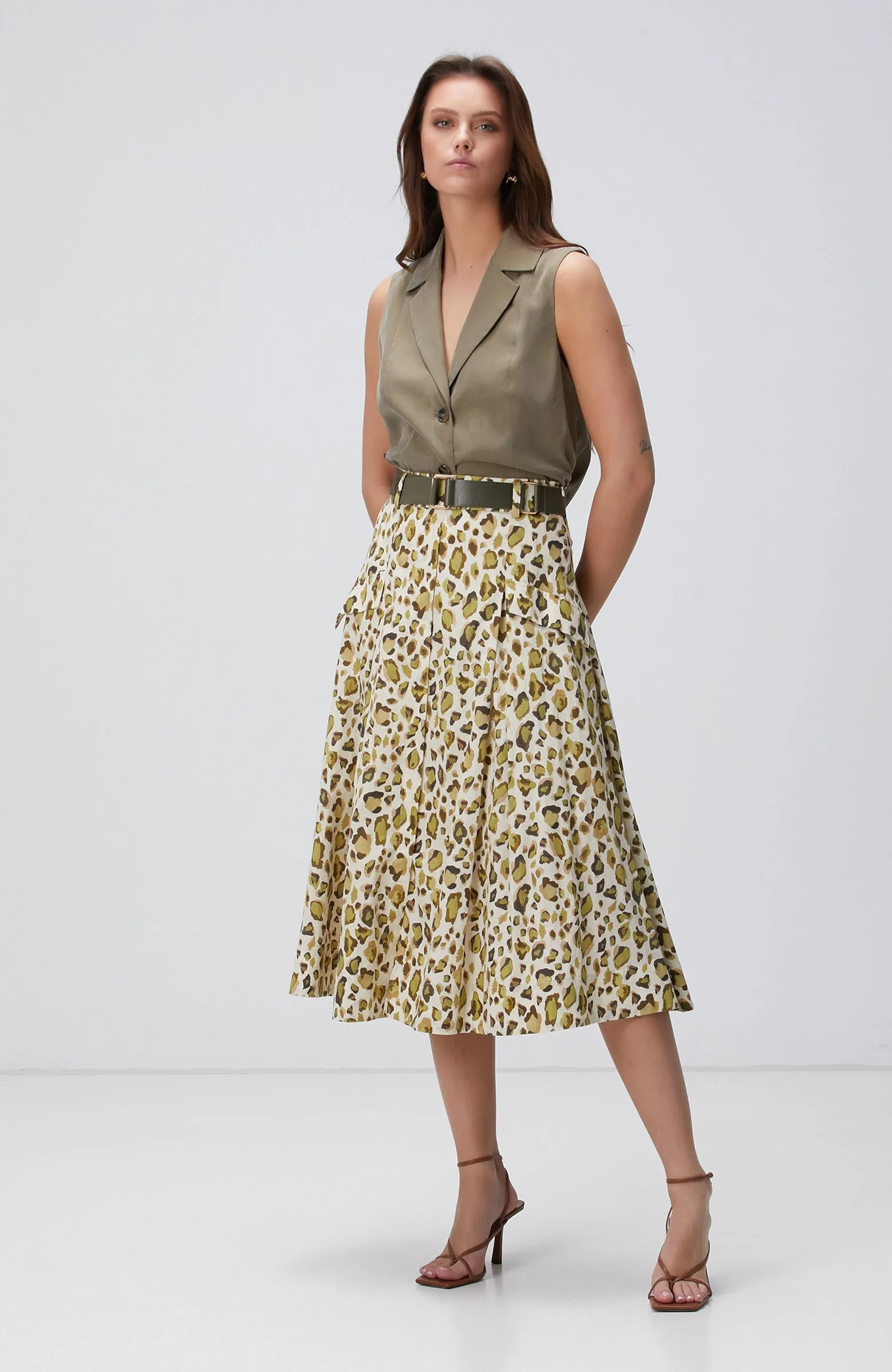 WOMEN'S Midi Skirt