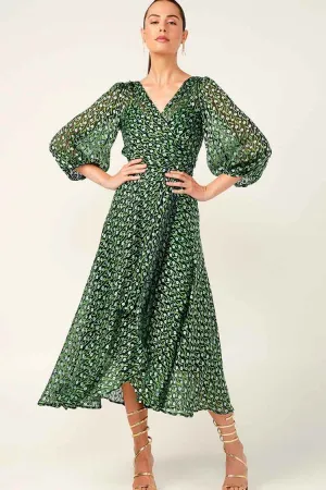 Wonderland Wrap Midi Dress