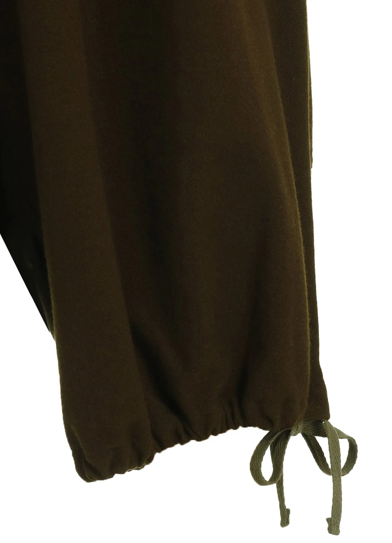 WOOL FLANNEL BALLOON PANTS