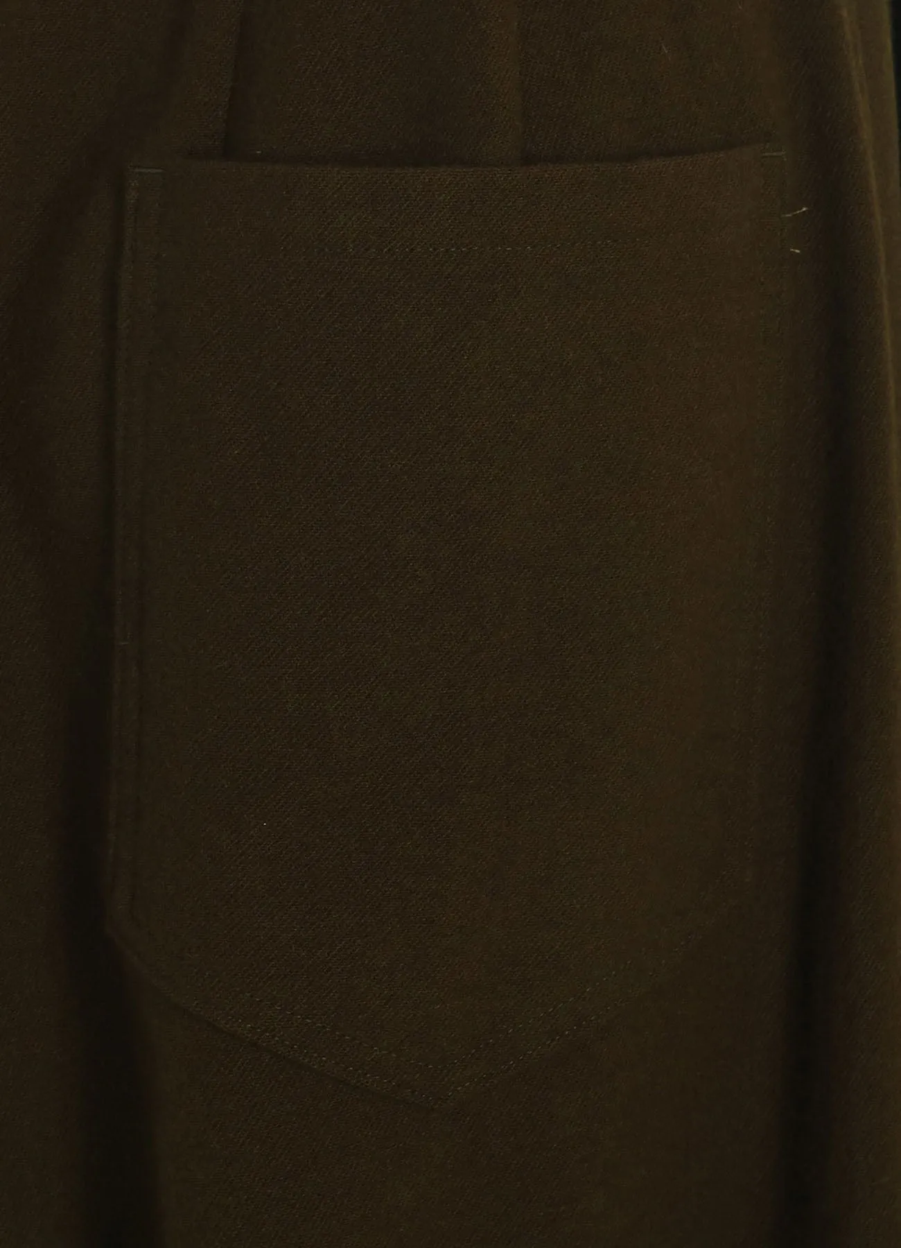 WOOL FLANNEL BALLOON PANTS