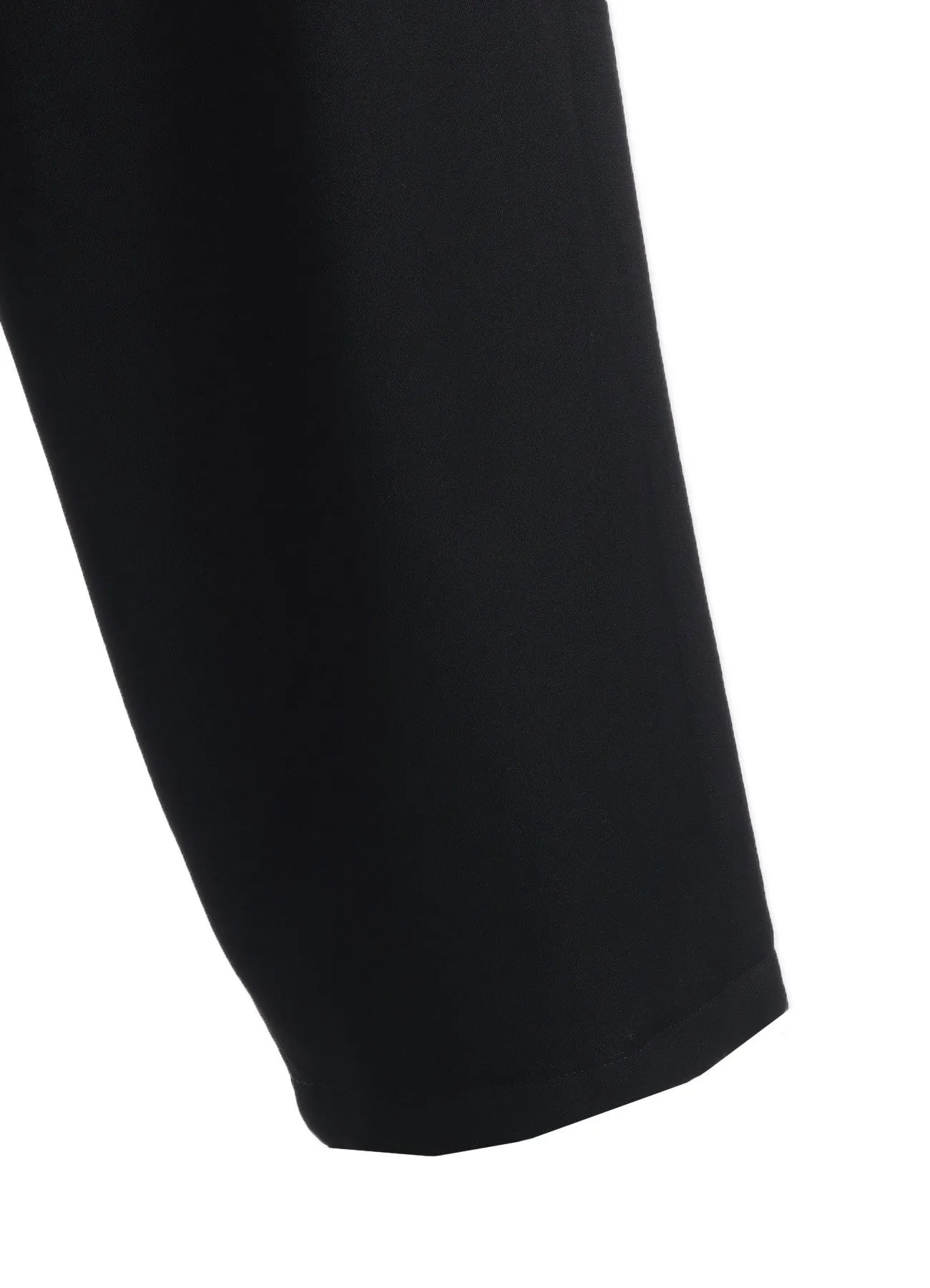 WOOL GABARDINE BOUND SKIRT PANTS