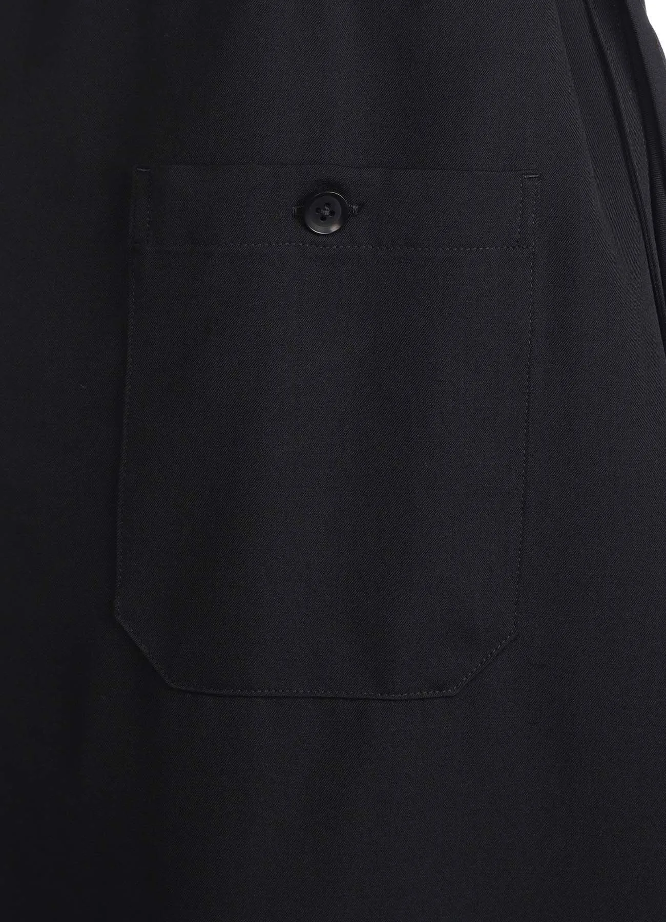 WOOL GABARDINE BOUND SKIRT PANTS