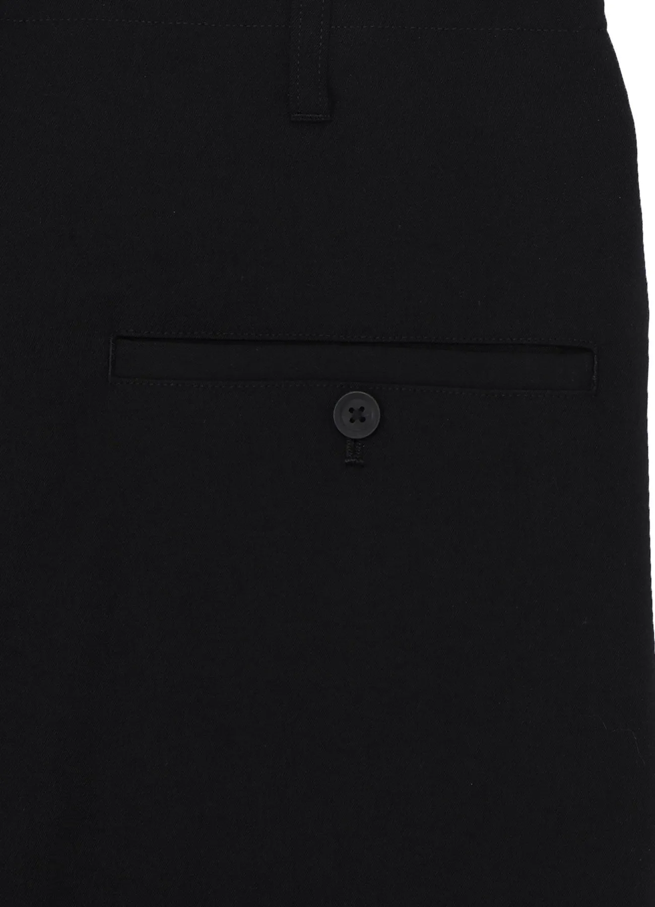 WOOL GABARDINE PIPING POCKET PANTS