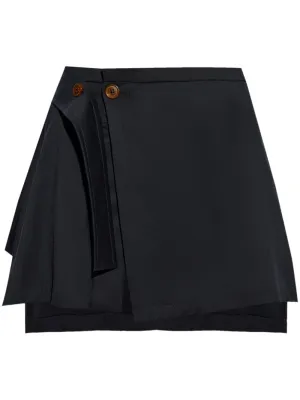 Wool kilt skirt