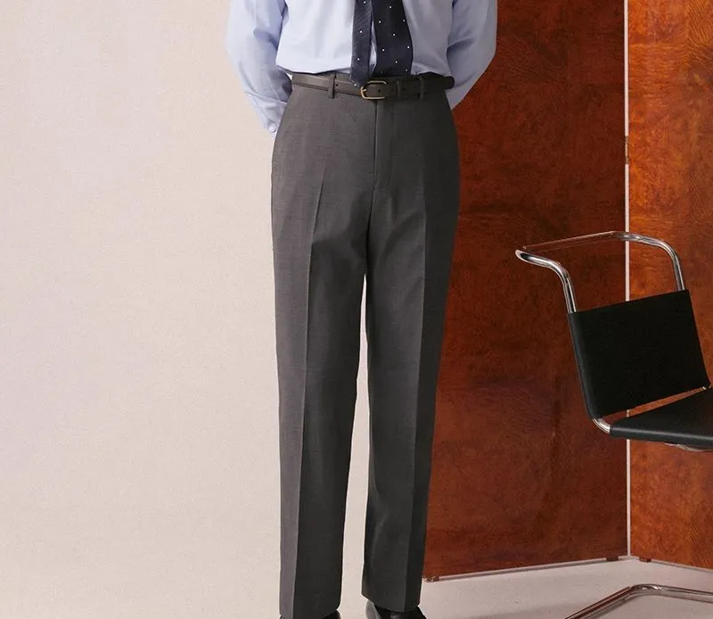 Worsted Wool Trousers