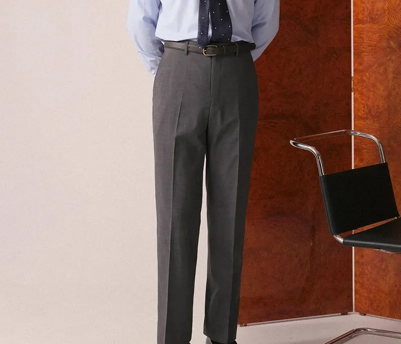 Worsted Wool Trousers