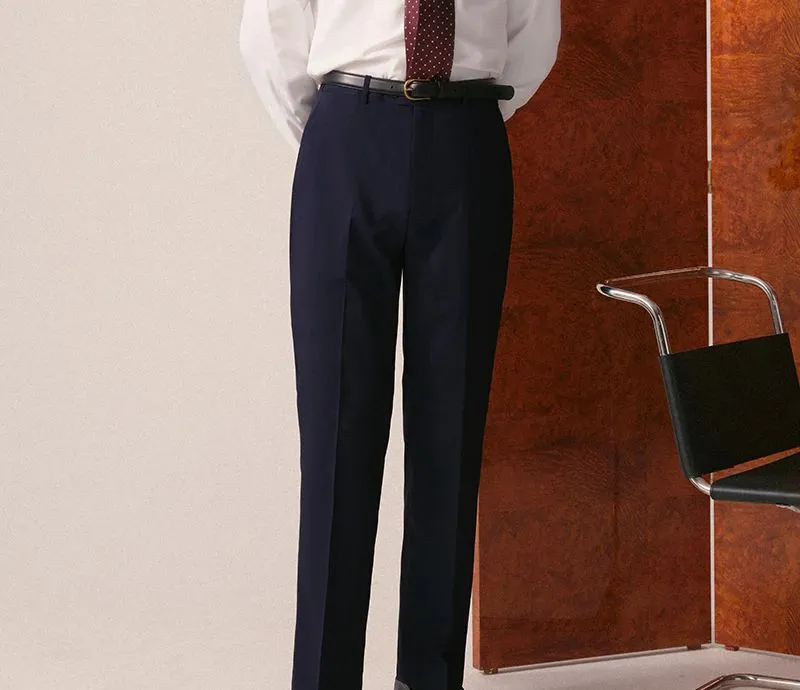 Worsted Wool Trousers