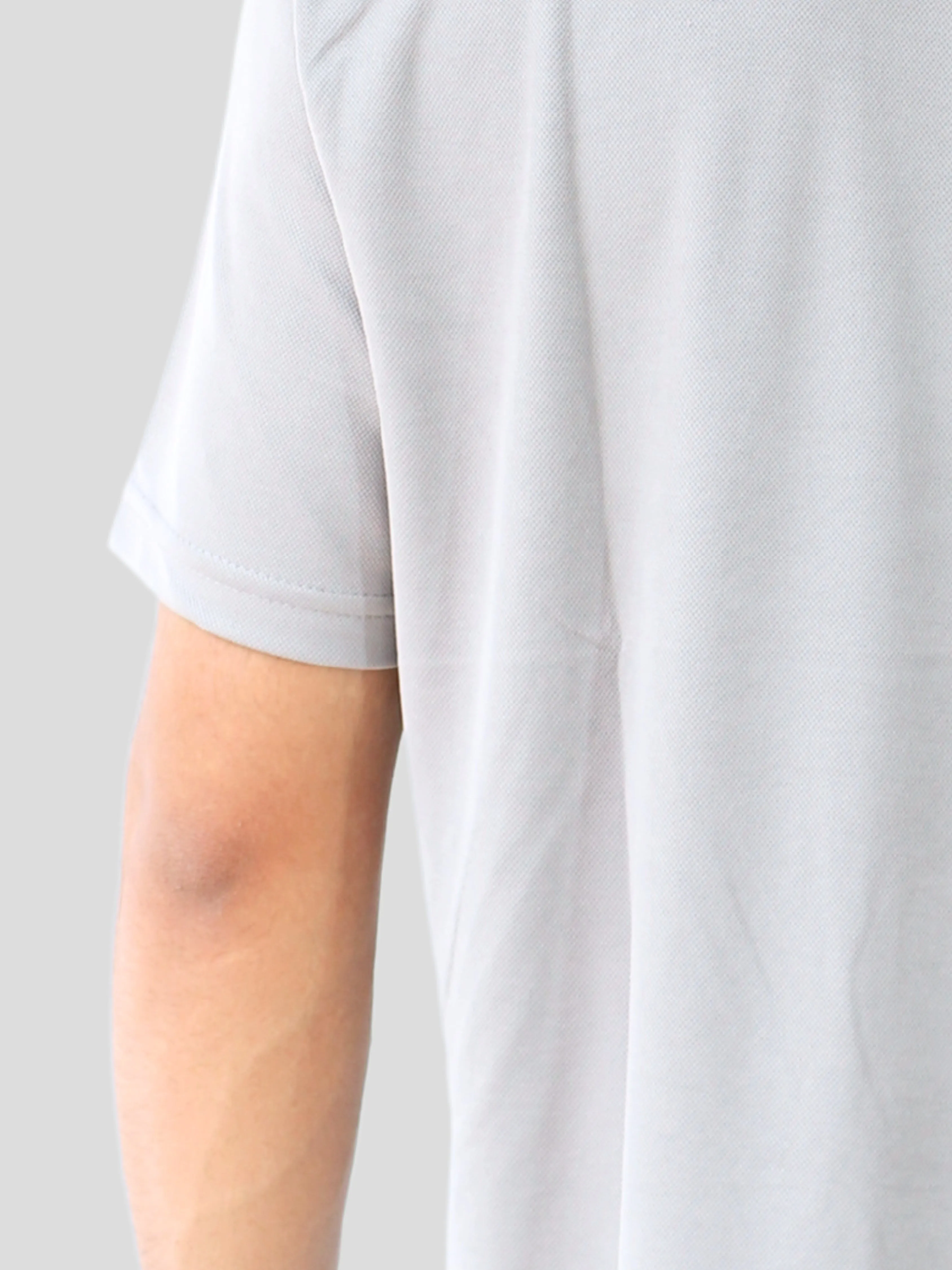 Youth Robe Men's Plain Round Neck T-Shirt (Grey)