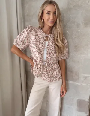 Zandra Peplum Top