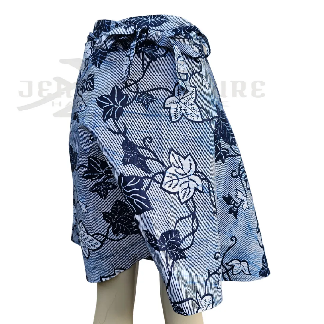 Zara African Print Wrap Around Skirt - 01