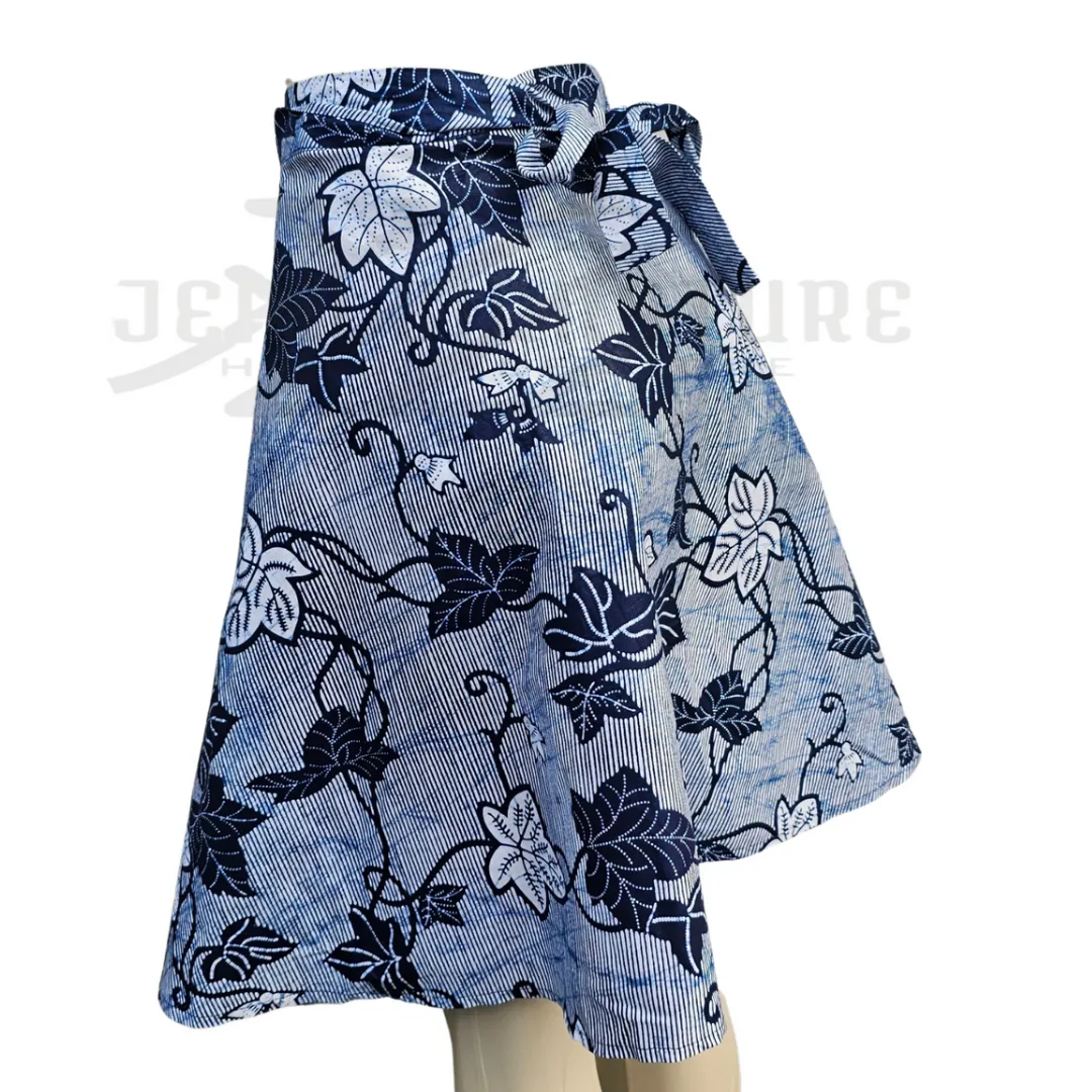 Zara African Print Wrap Around Skirt - 01