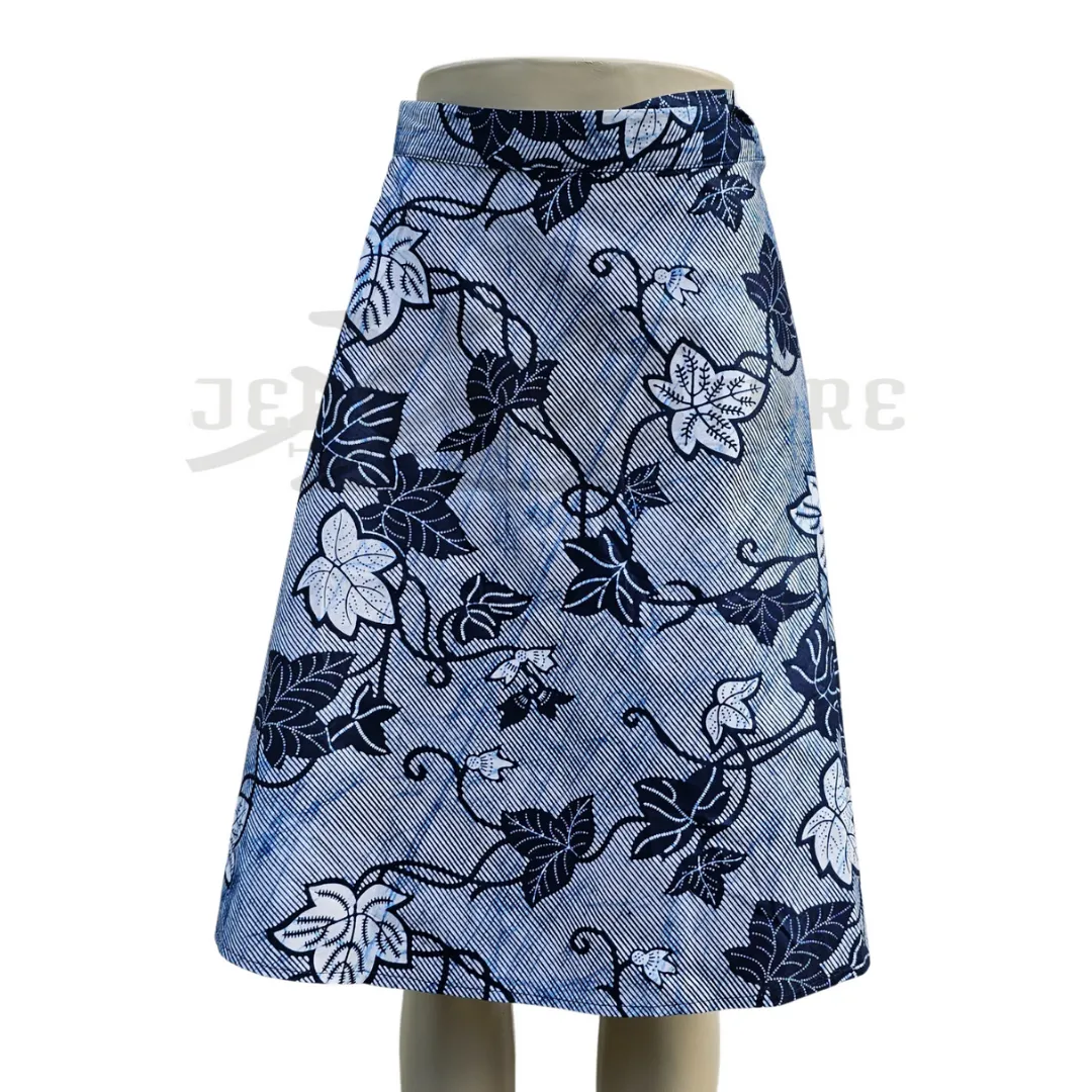 Zara African Print Wrap Around Skirt - 01