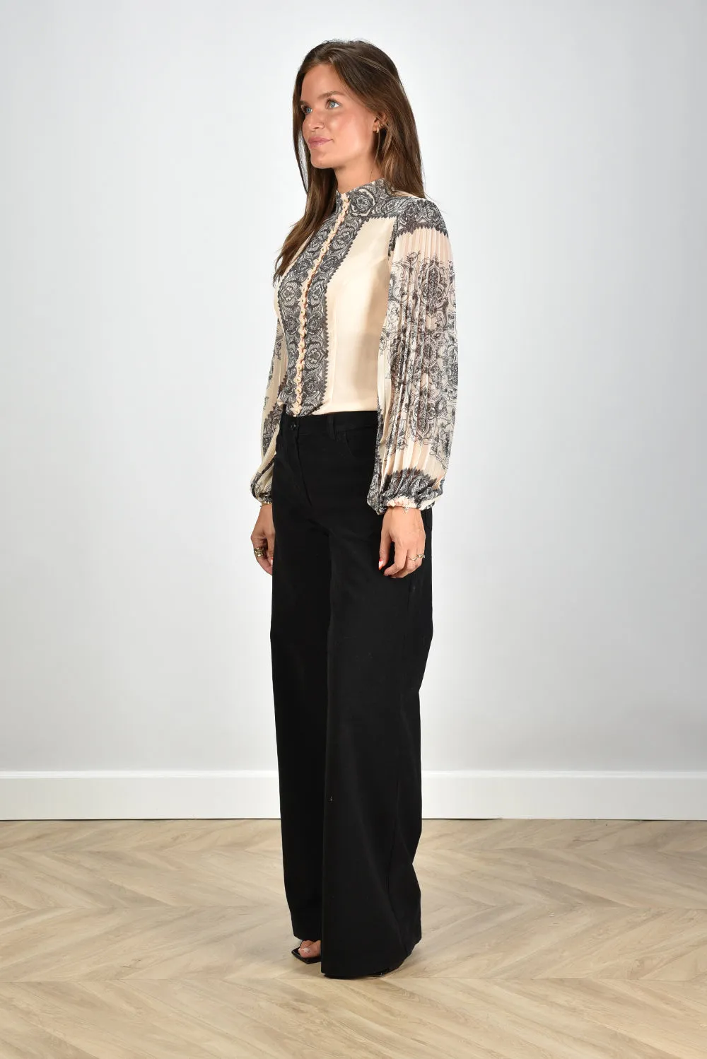 Zimmermann blouse Sunray Pleated 0582TF24R