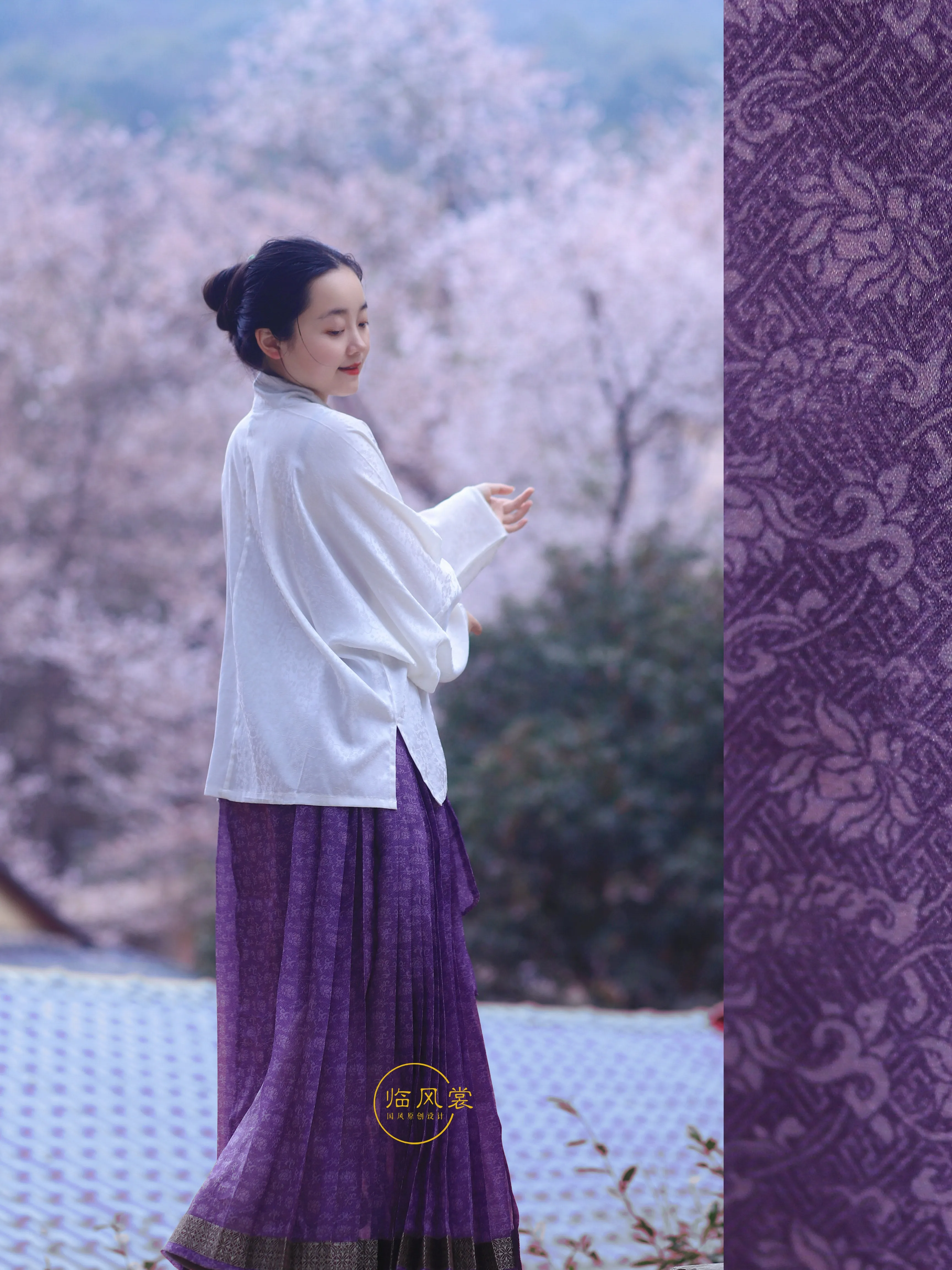 Zuoye 昨夜 In a Fortnight Ming Dynasty Sheer Summer Mamian Skirt