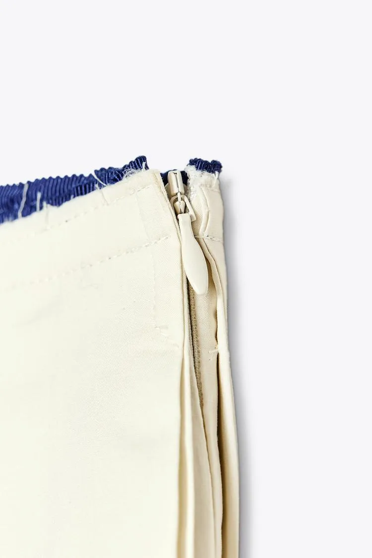 ZW Collection Printed Pleated Skirt